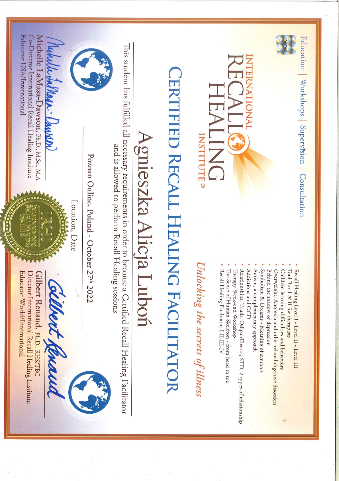 Recall Healing 2